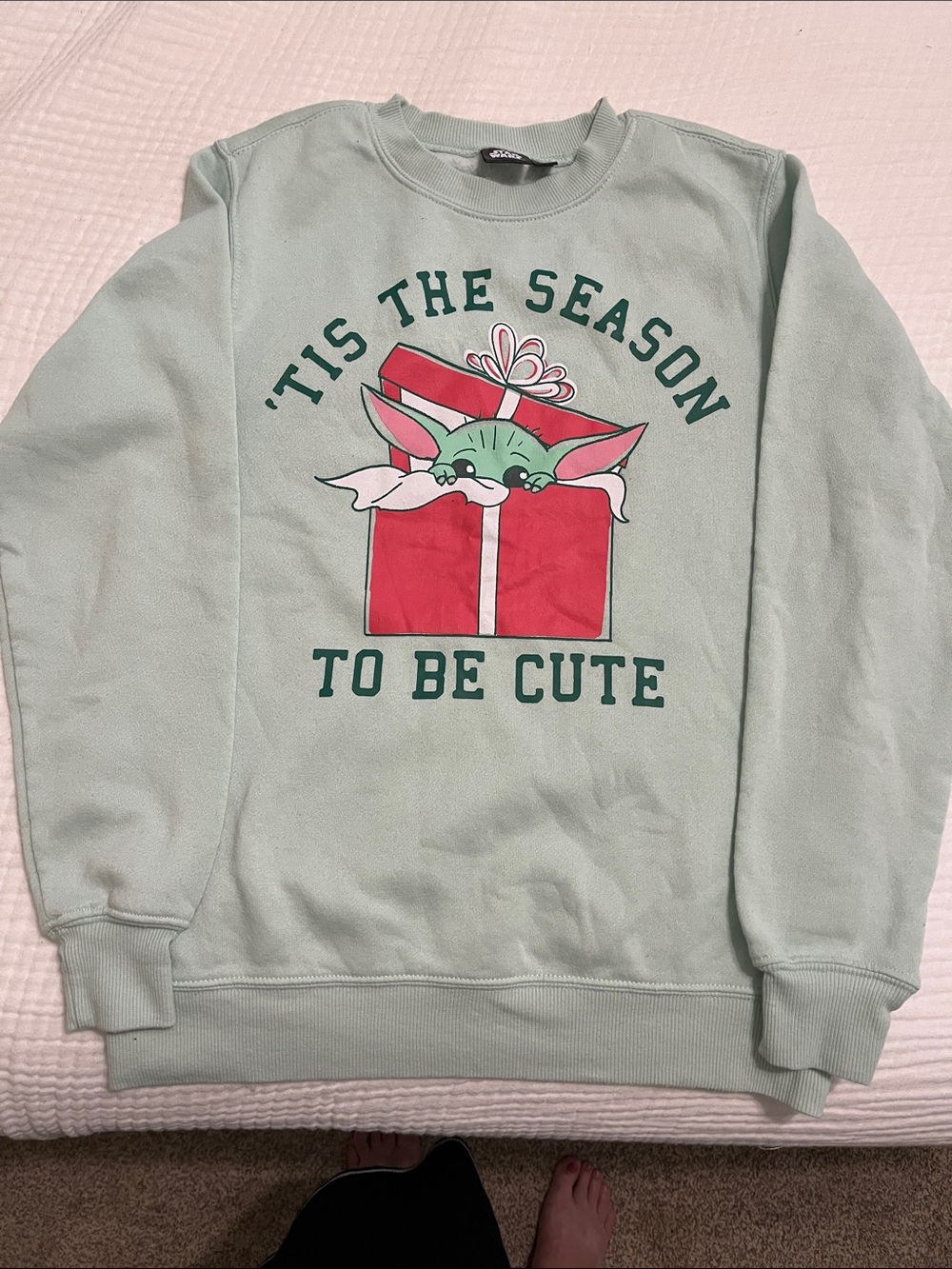 Star Wars Mint Green Crewneck Star WarsSweatshirtwith Red Gift Graphic